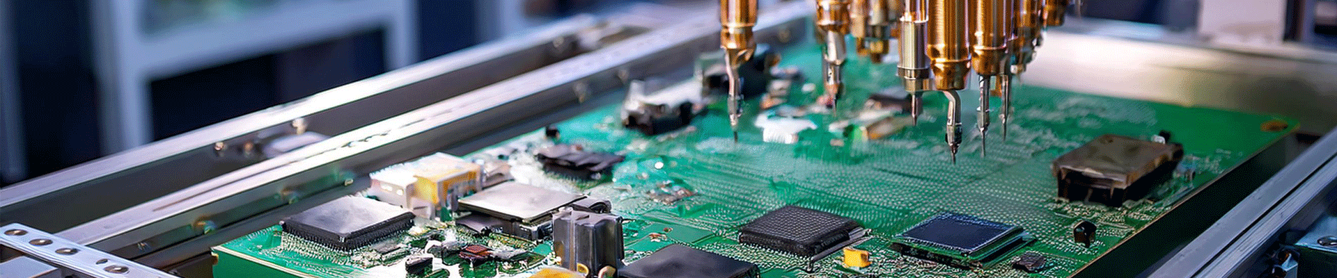 Vollautomatisierte SMT-Produktionslinie mit hochpräziser Bestückungstechnologie für eine effiziente und zuverlässige Elektronikfertigung.